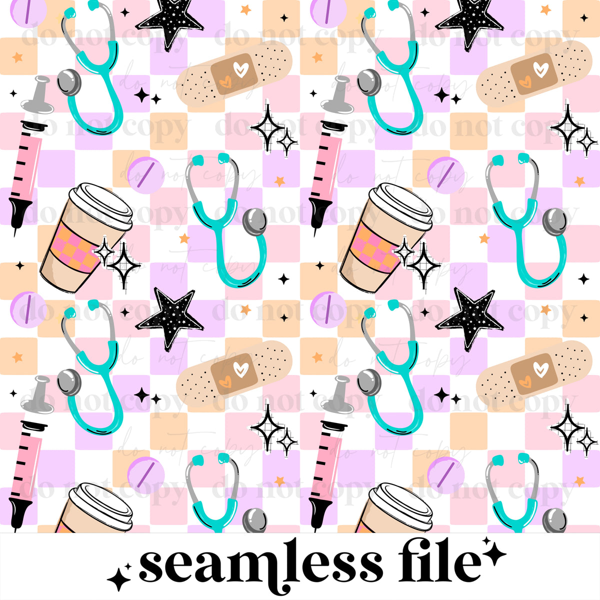 Scrub Life Seamless