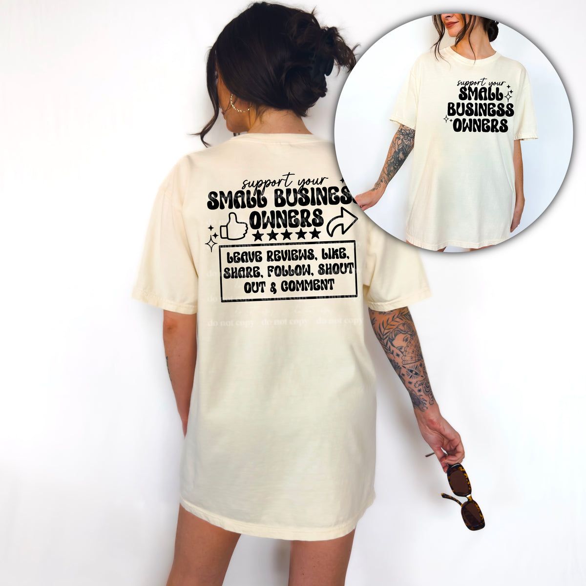 Support small business single color