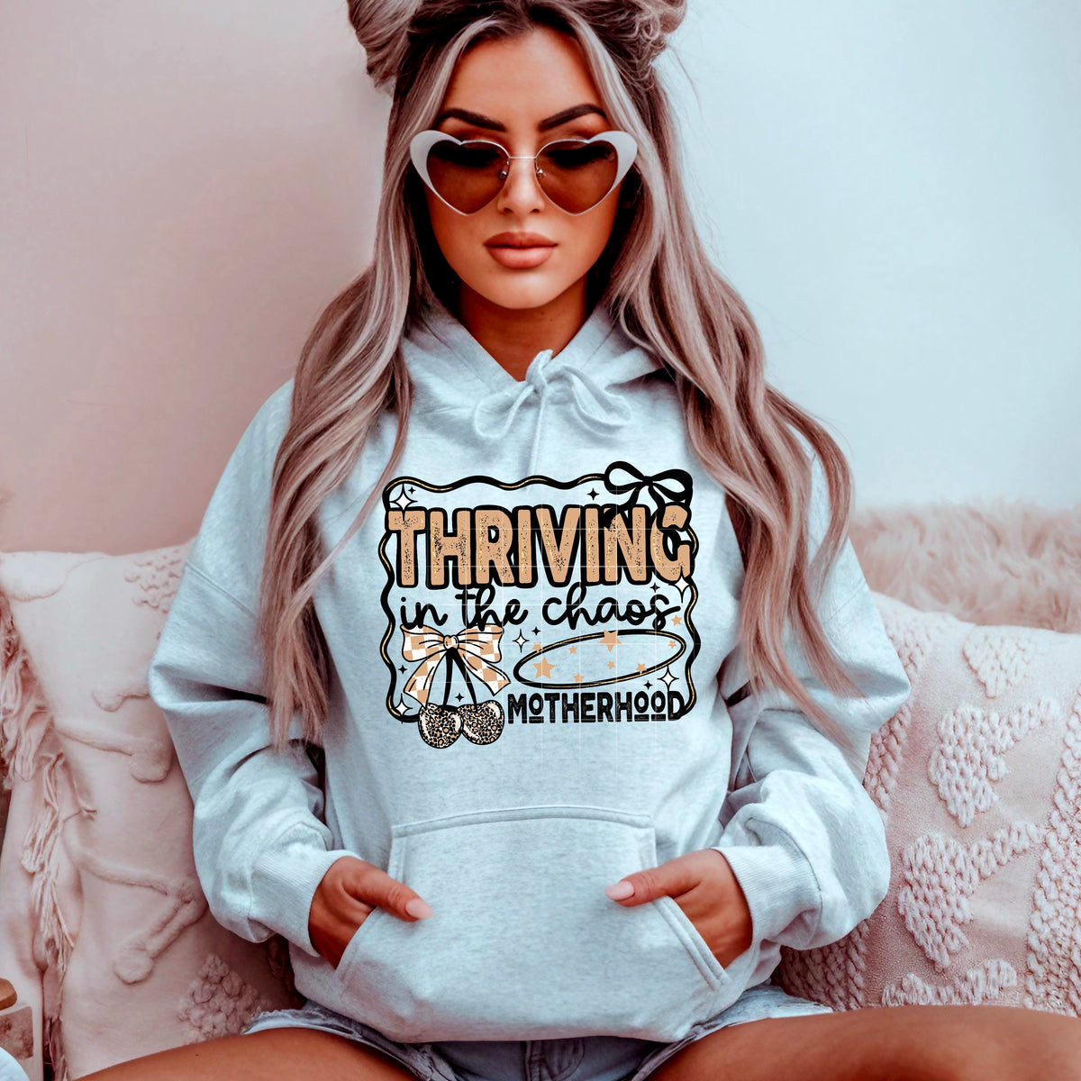 Thriving in the Chaos Motherhood PNG