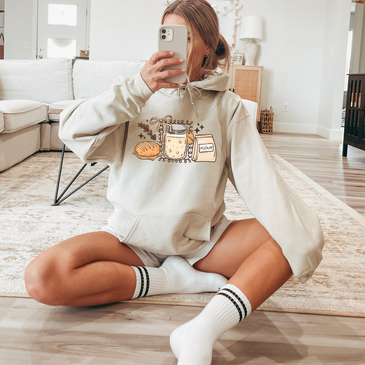 Sourdough bow and frame PNG