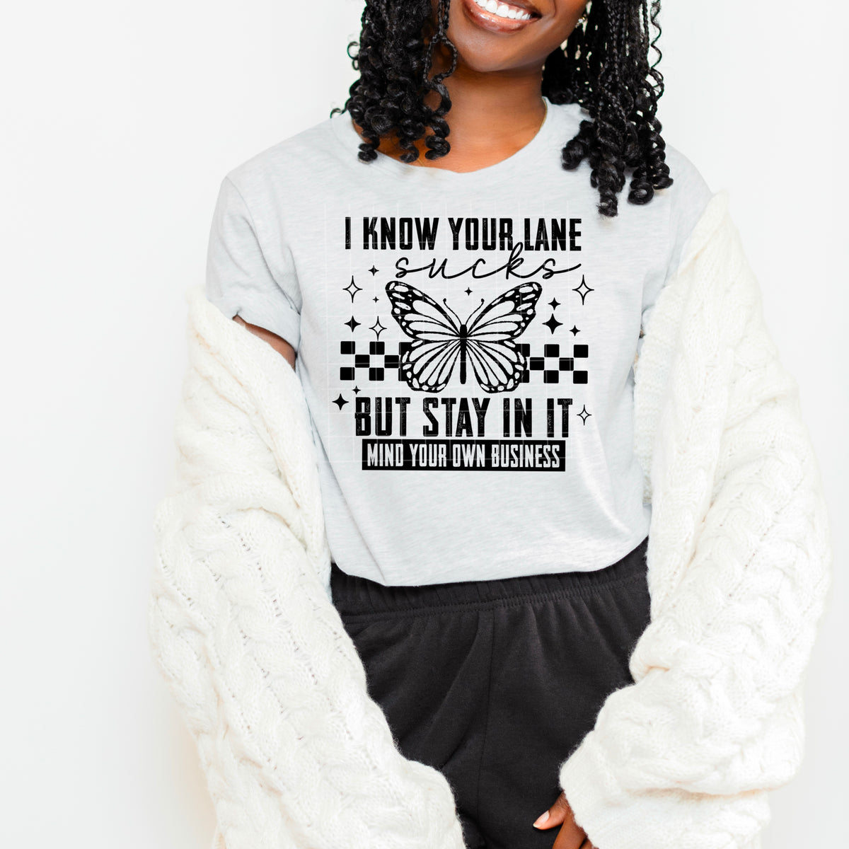 I know your lane sucks Single Color PNG