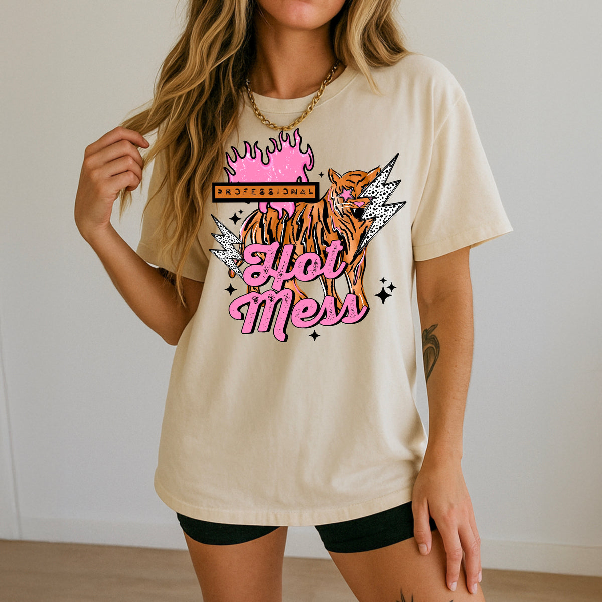 Hot Mess Tiger PNG