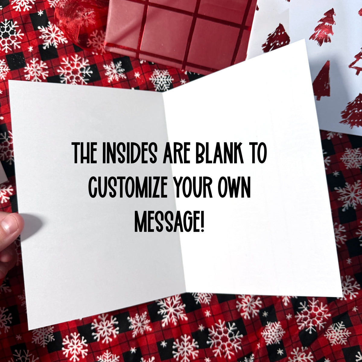 Happy Holidays Printable Card: digital download