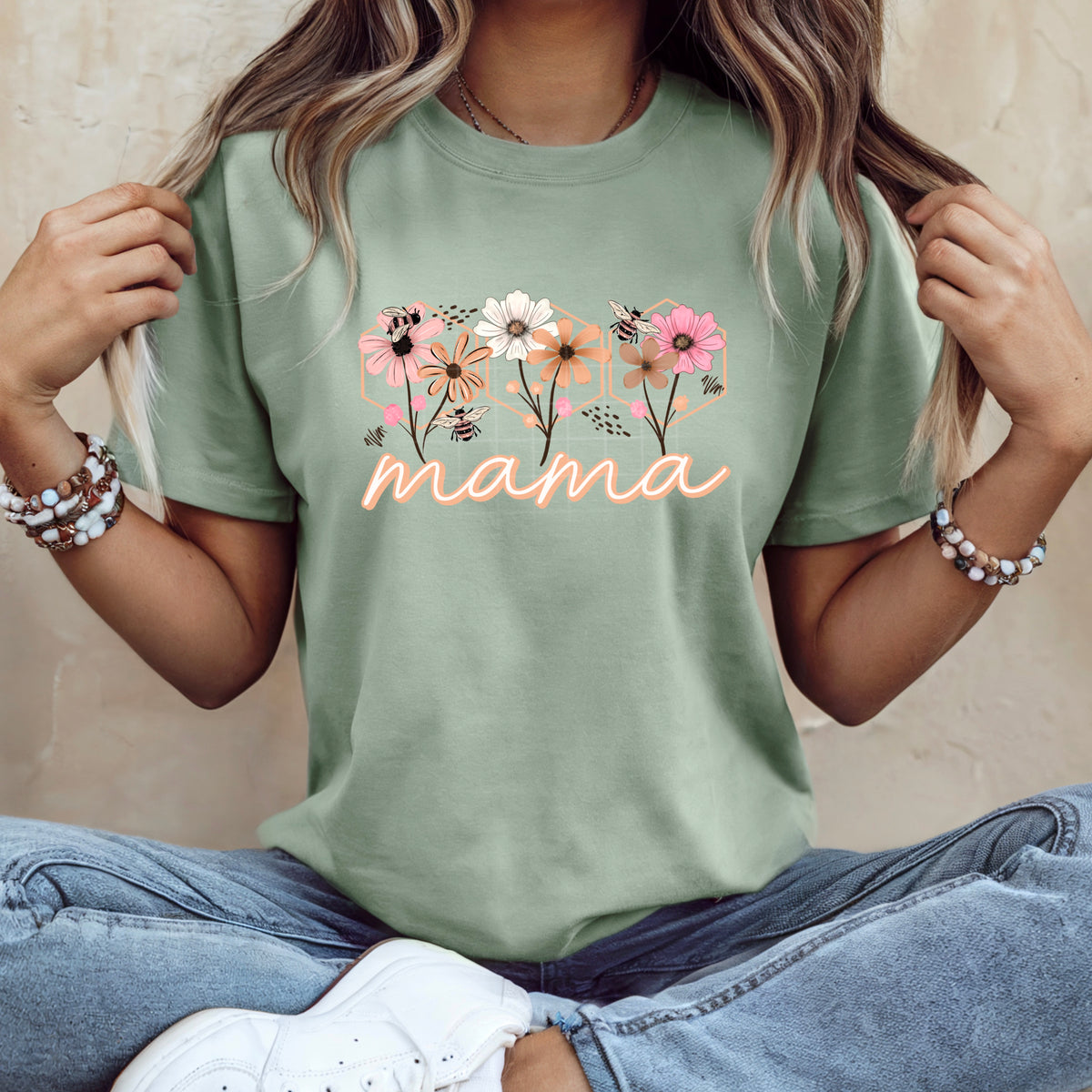 Mama Floral Homeycombs PNG