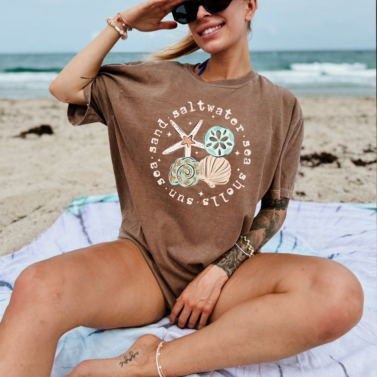 Sea Shell circle PNG