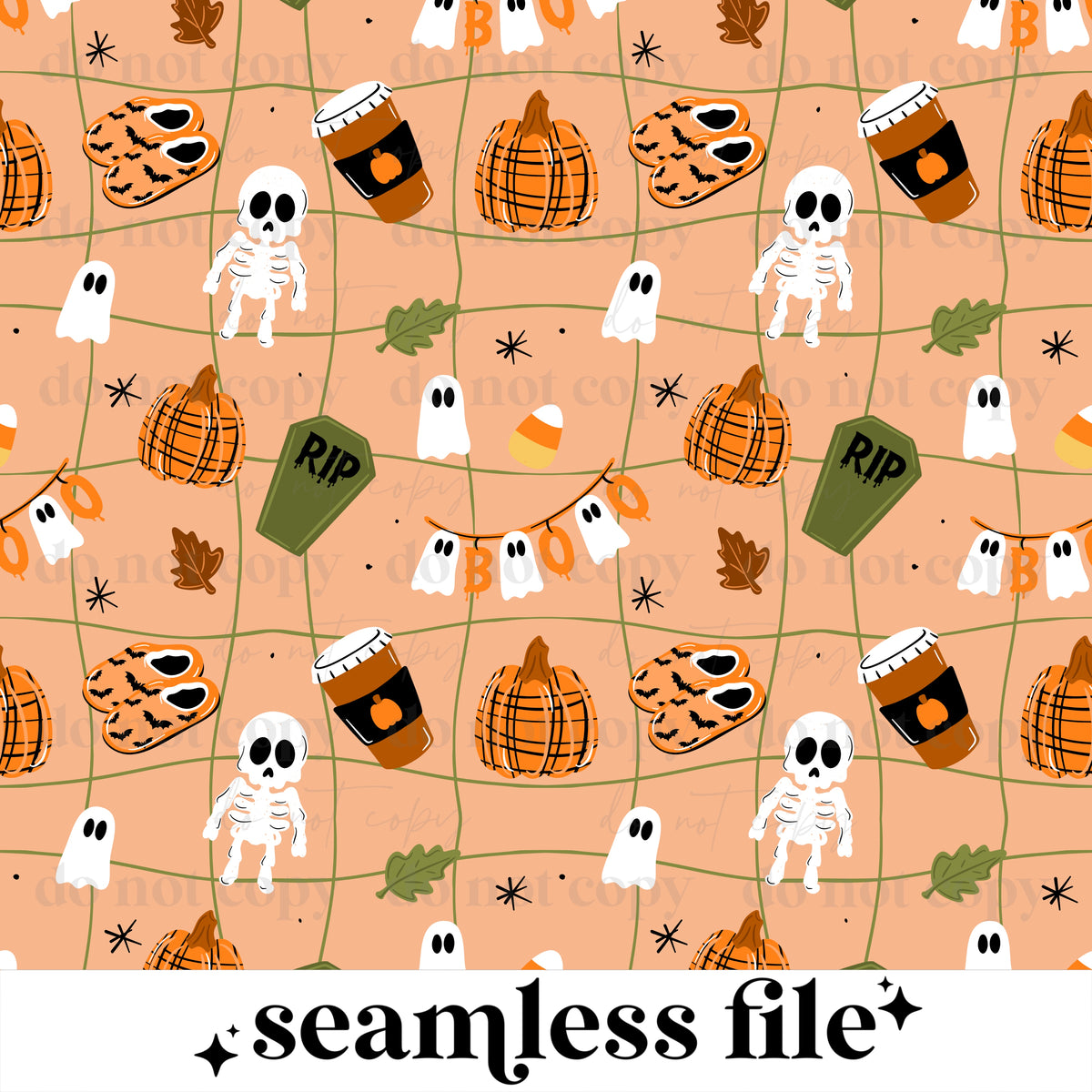 Spooky Season Seamless