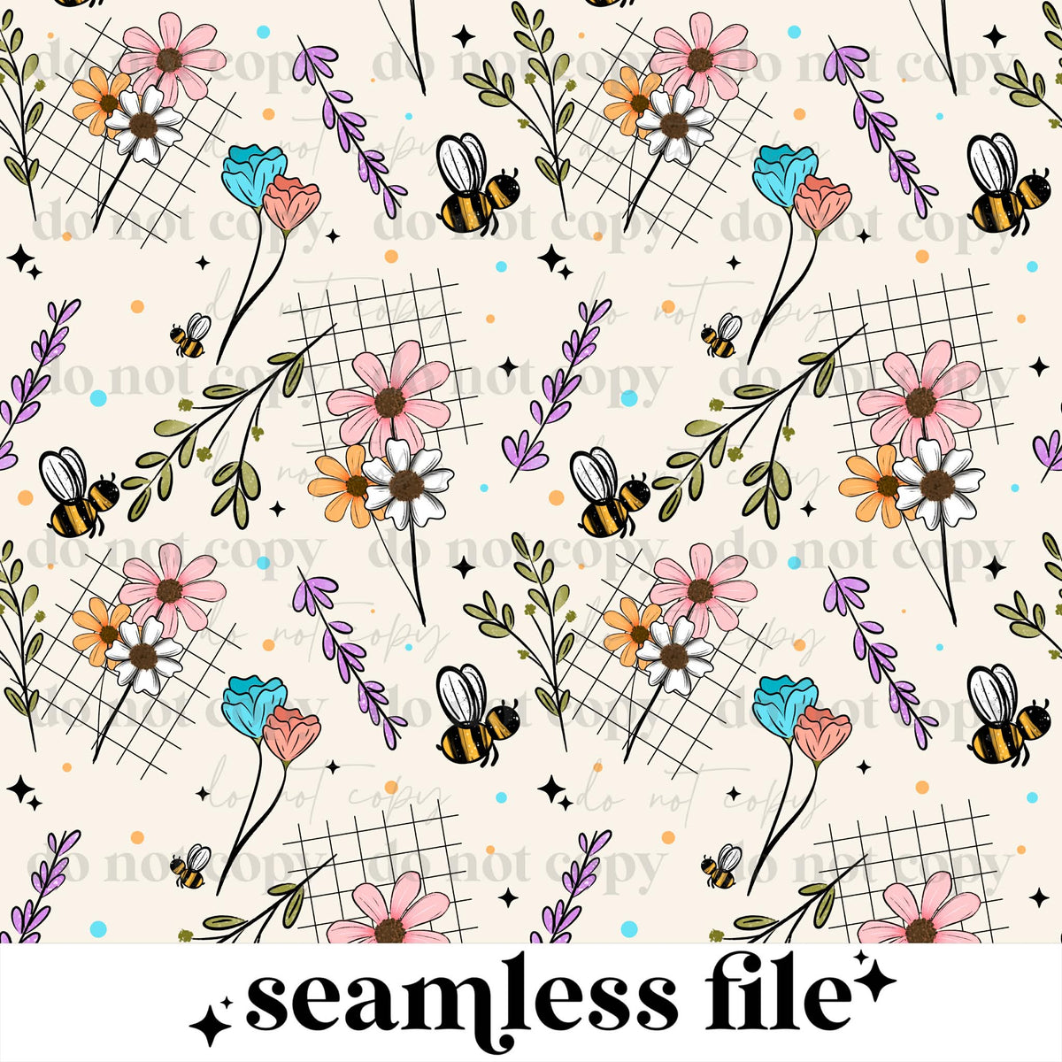 Wildflowers Seamless