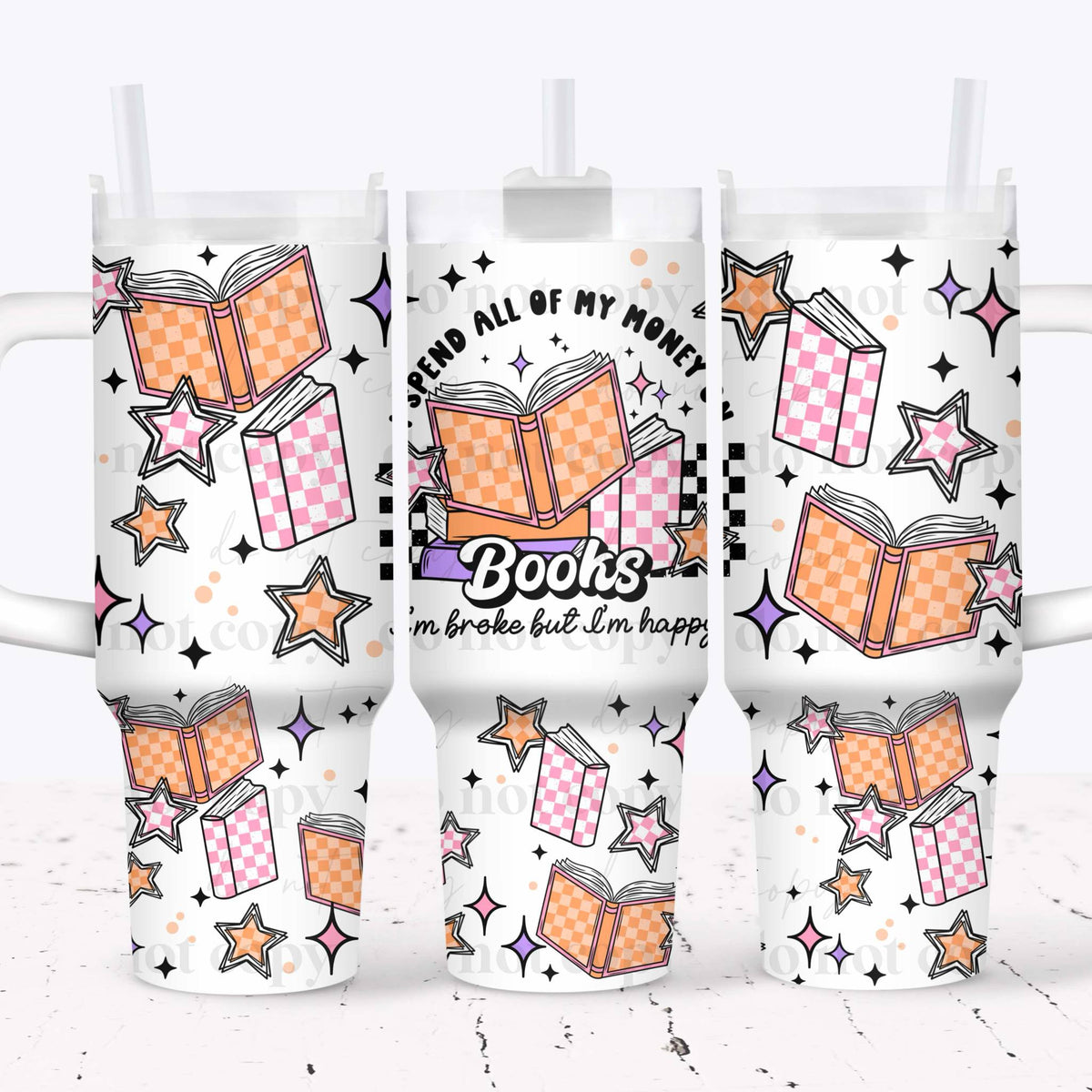 Books 40 Oz Wrap
