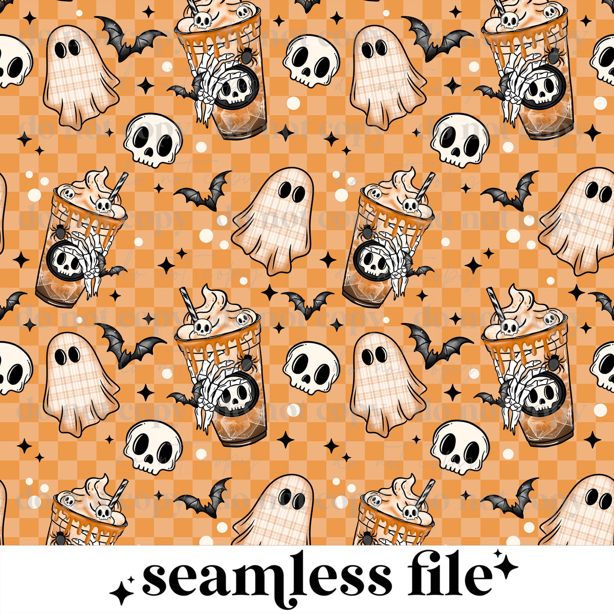 Spooky Brew Season Seamless