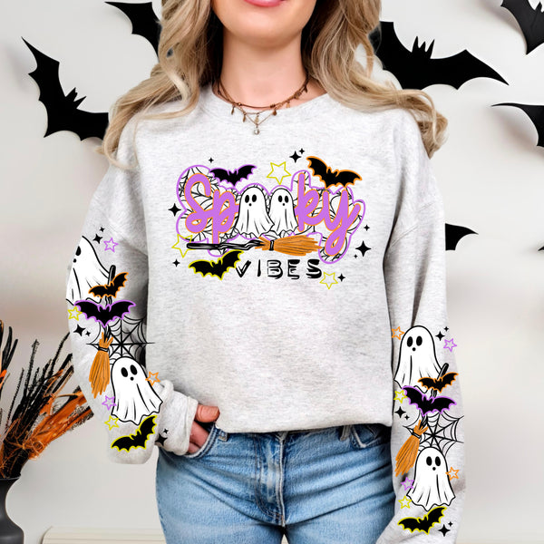 Spooky Vibes w/ Sleeves PNG
