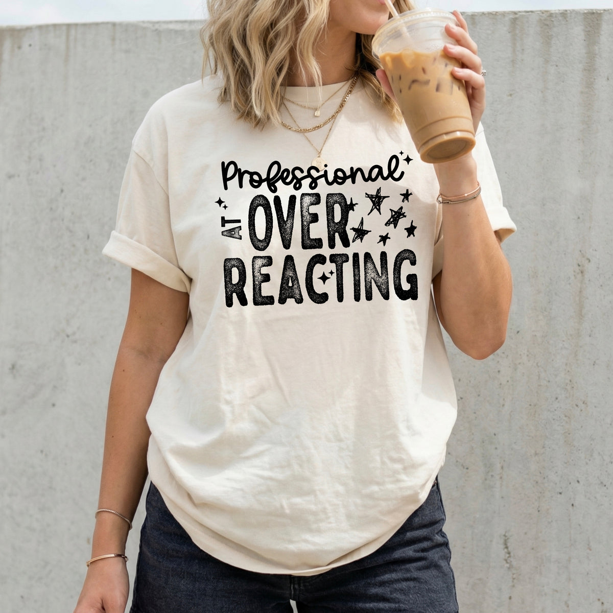 Professional at Overreacting Single Color PNG