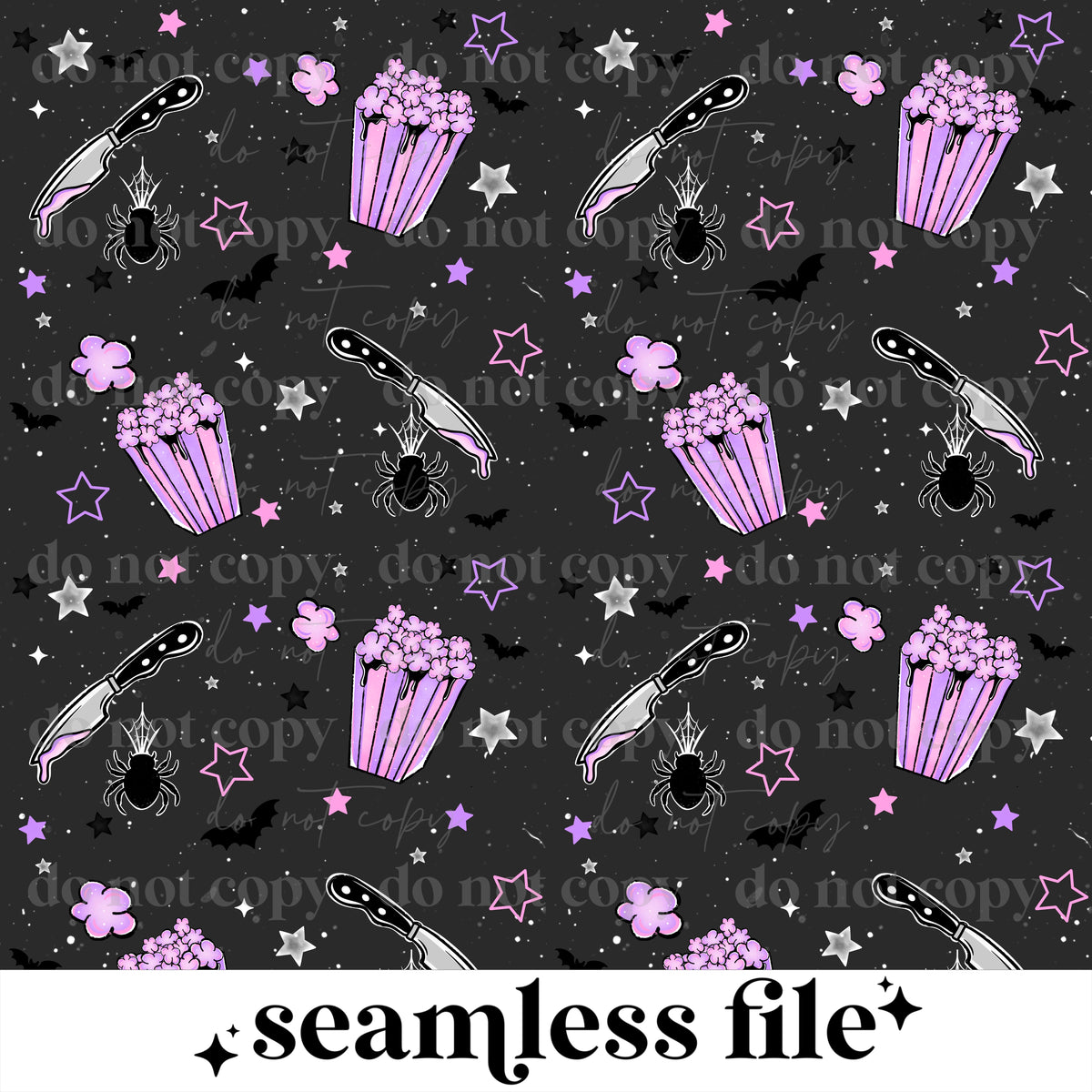Scary Movie Season Seamless Coord