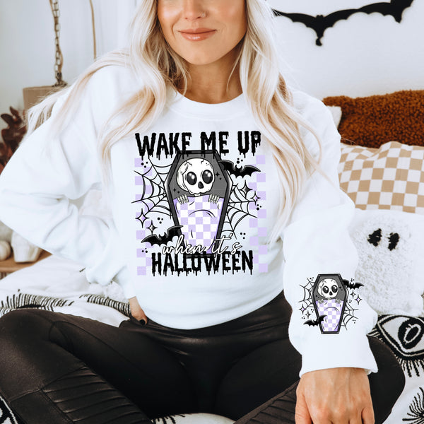 Wake Me Up When It’s Halloween PNG