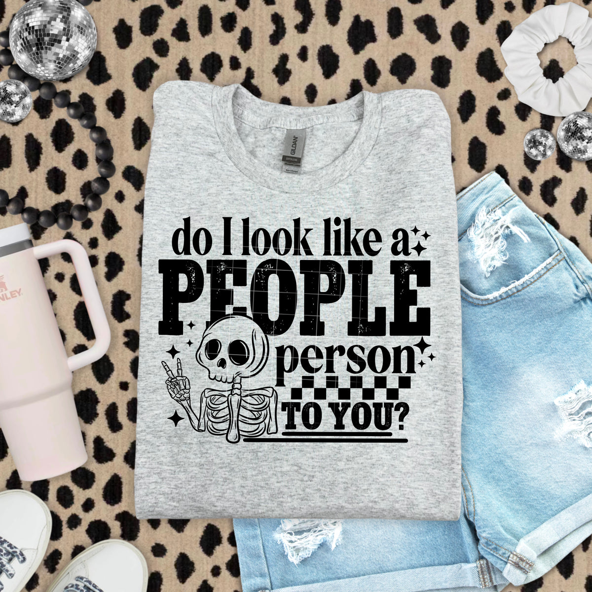 Do i Look Like A People Person Single Color