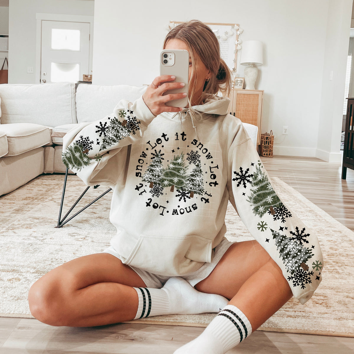 Let it Snow Trees w/ Sleeves PNG