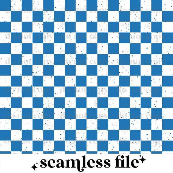 Baseball Checker Coords (red and blue) Seamless