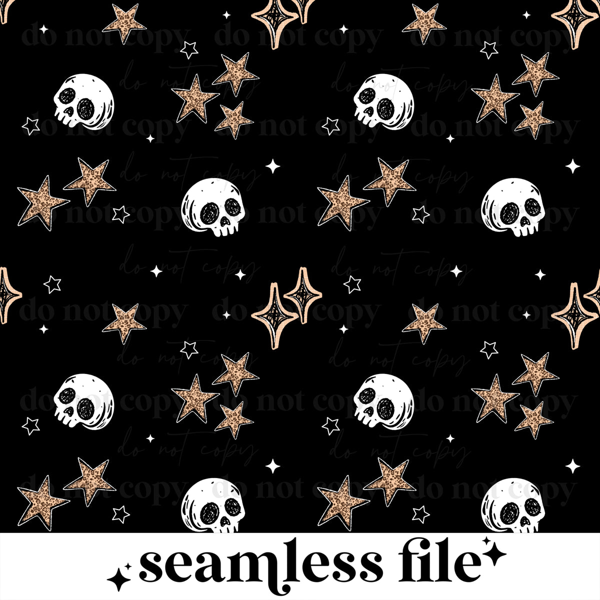 Skull Star Seamless