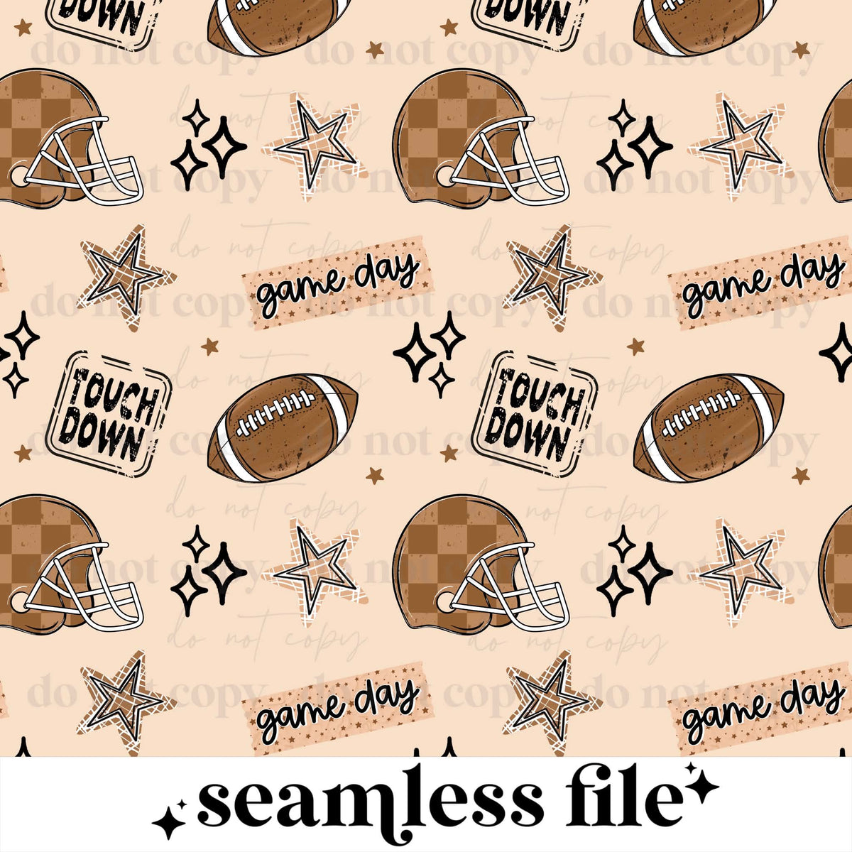 Gameday Football Seamless