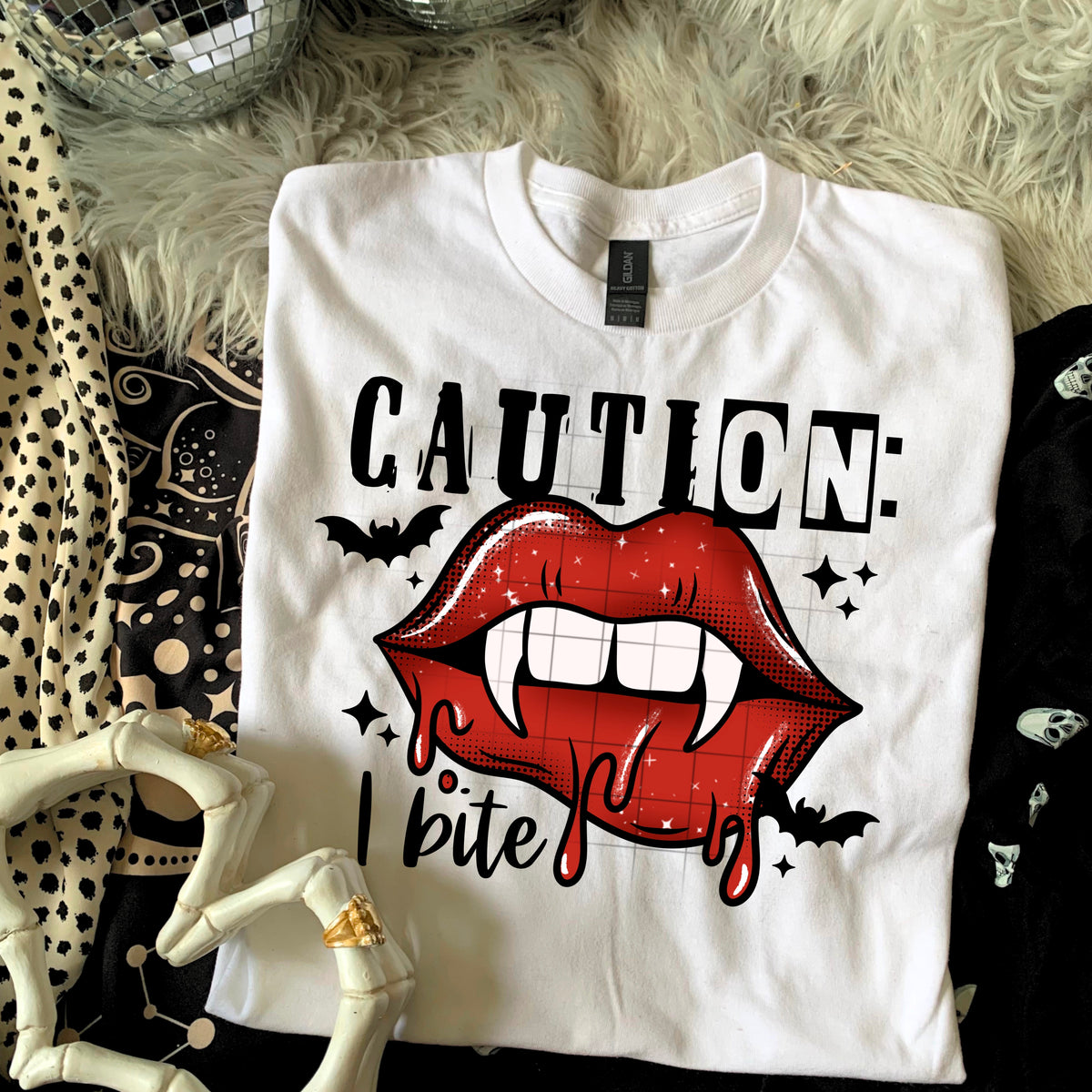 Caution I Bite PNG