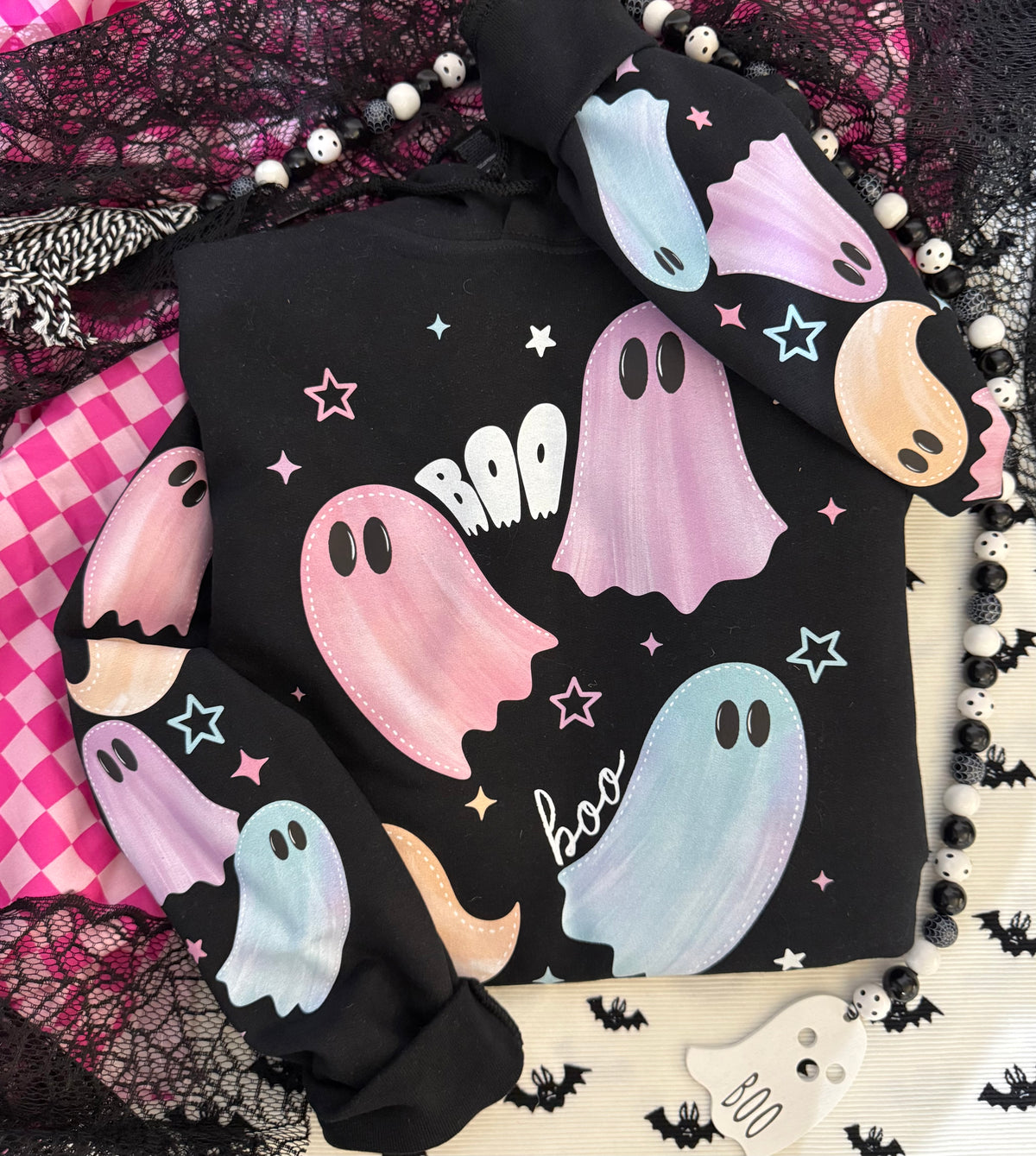 Boo pastel Hoodie (medium)