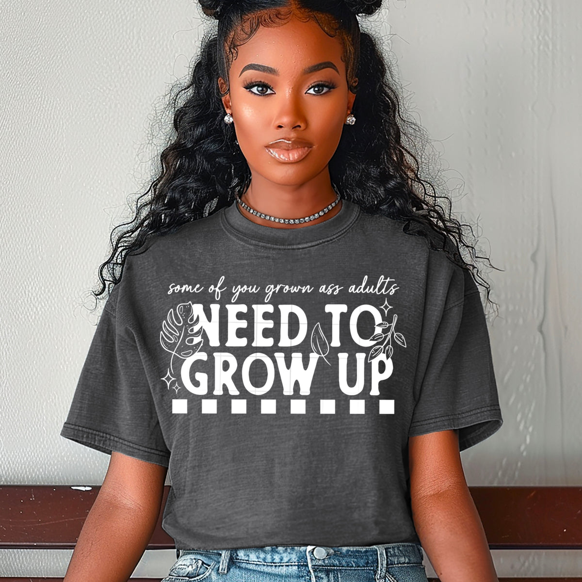 Grow Up Single Color PNG