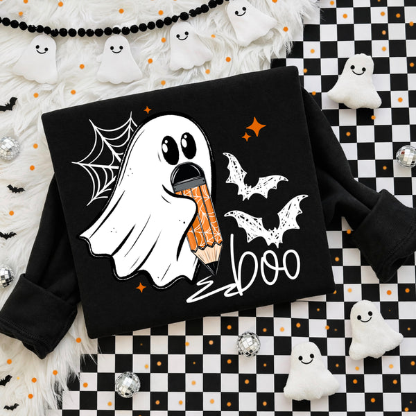 Boo pencil ghost PNG