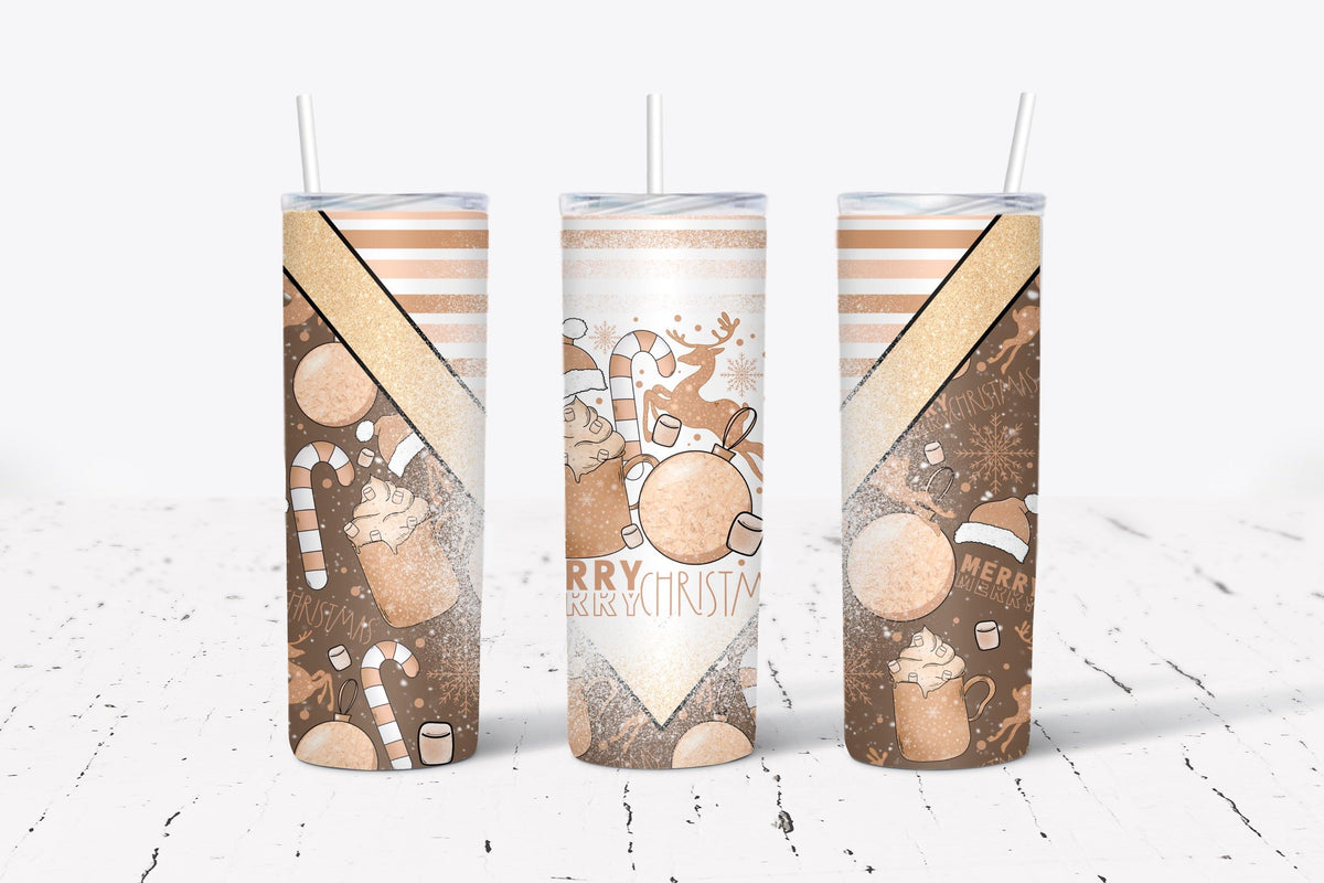 Merry Christmas Tumbler Wrap