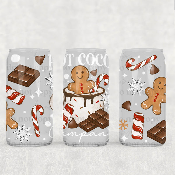 Hot Cocoa Company 16oz Glass Wrap