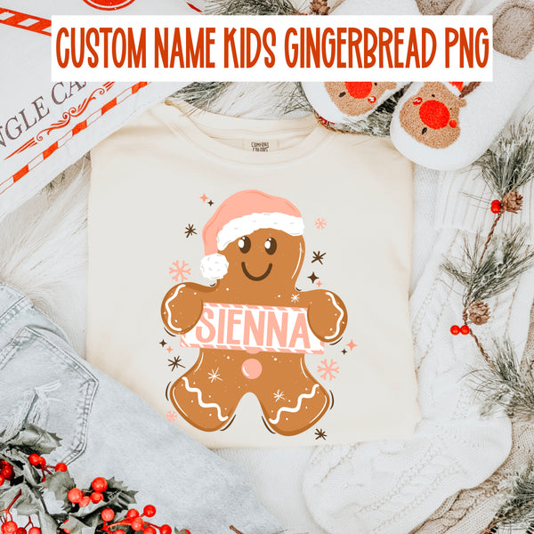 Name Christmas Gingerbread PNG (I’ll add the name) please click on the listing to fill out the custom fields (Copy)