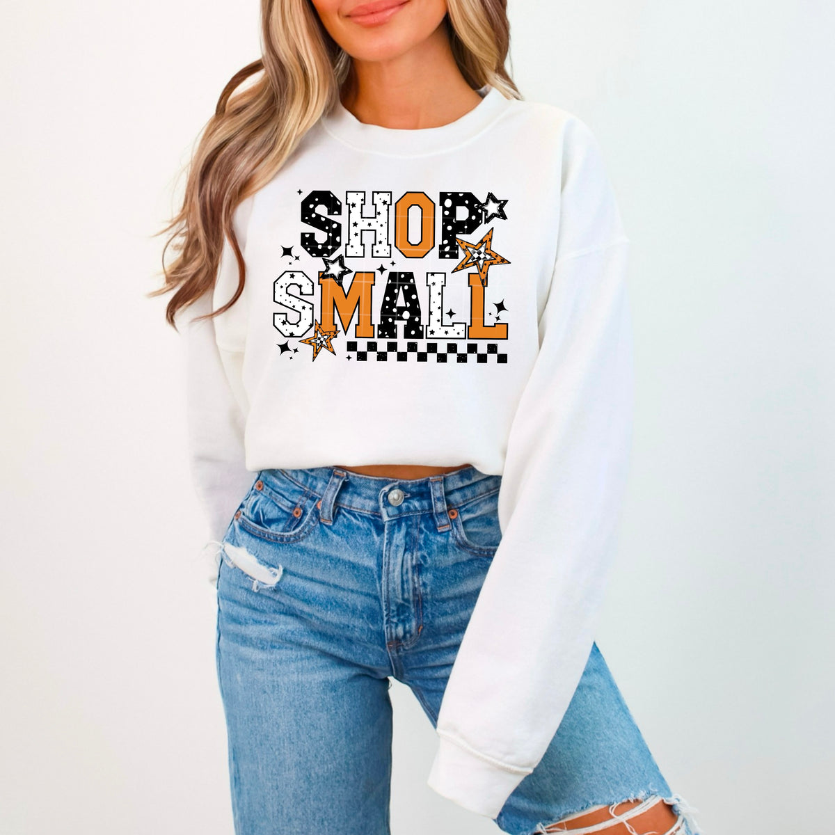 Shop Small Orange and black PNG