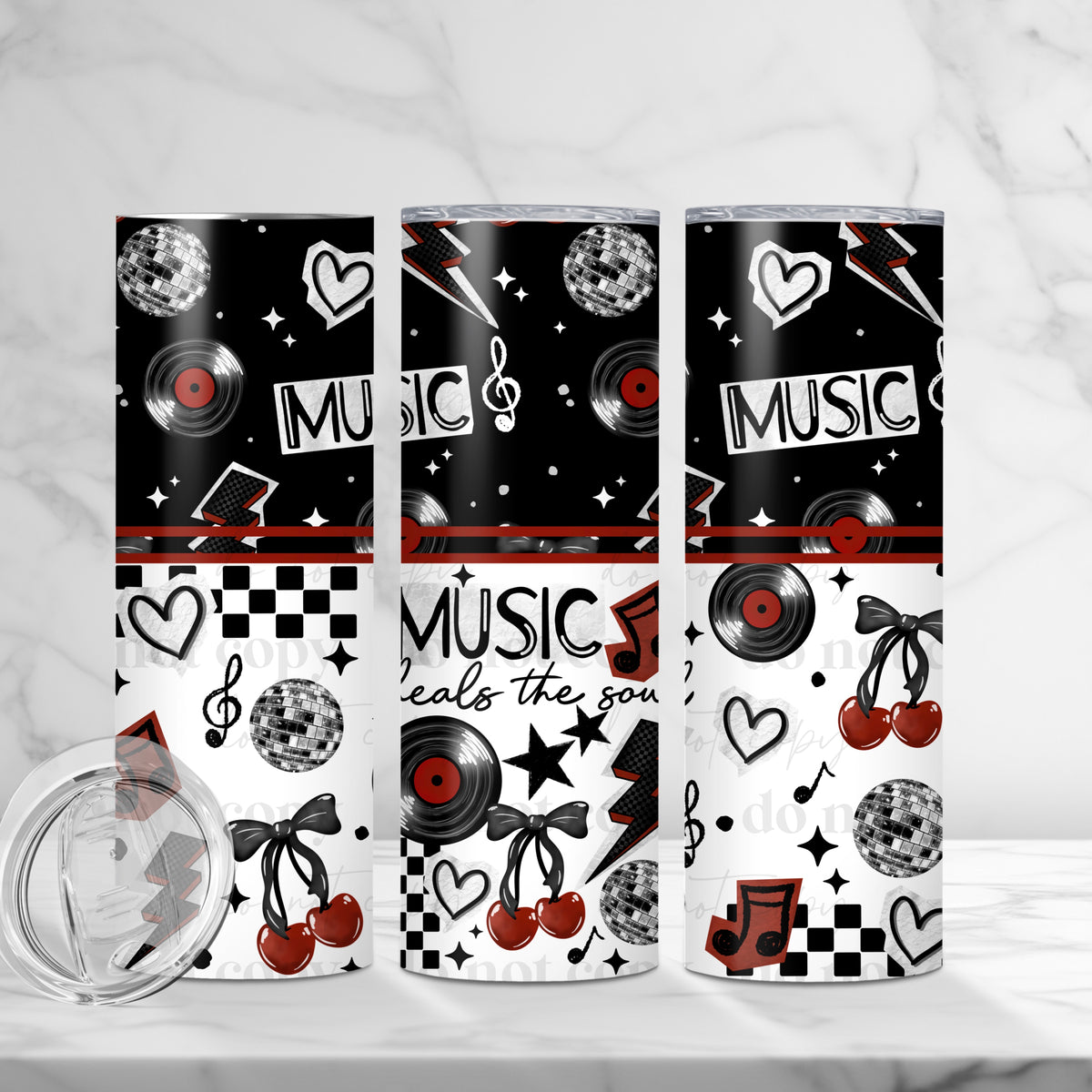 Music Heals the soul Tumbler Wrap