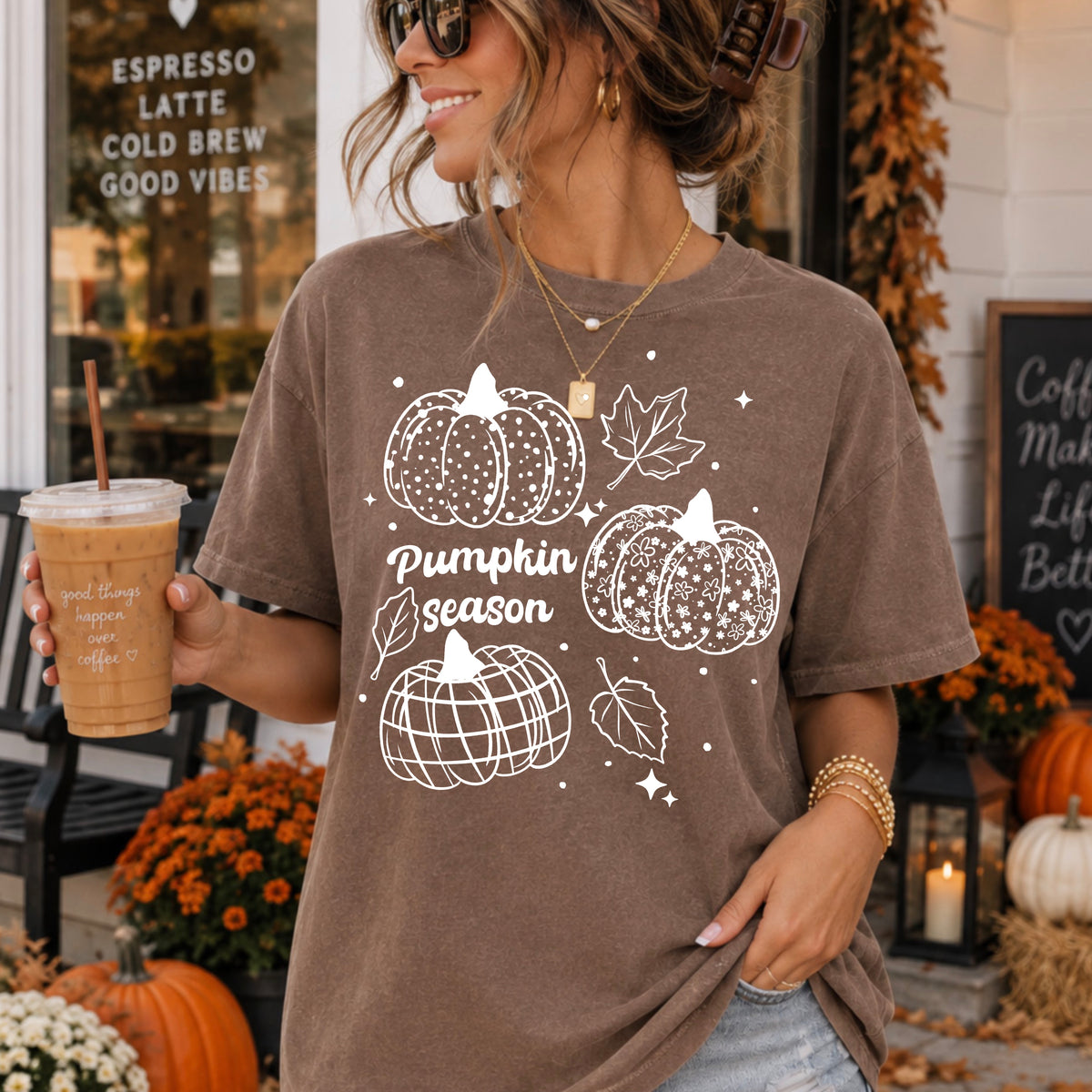 Pumpkin patterns Single Color PNG