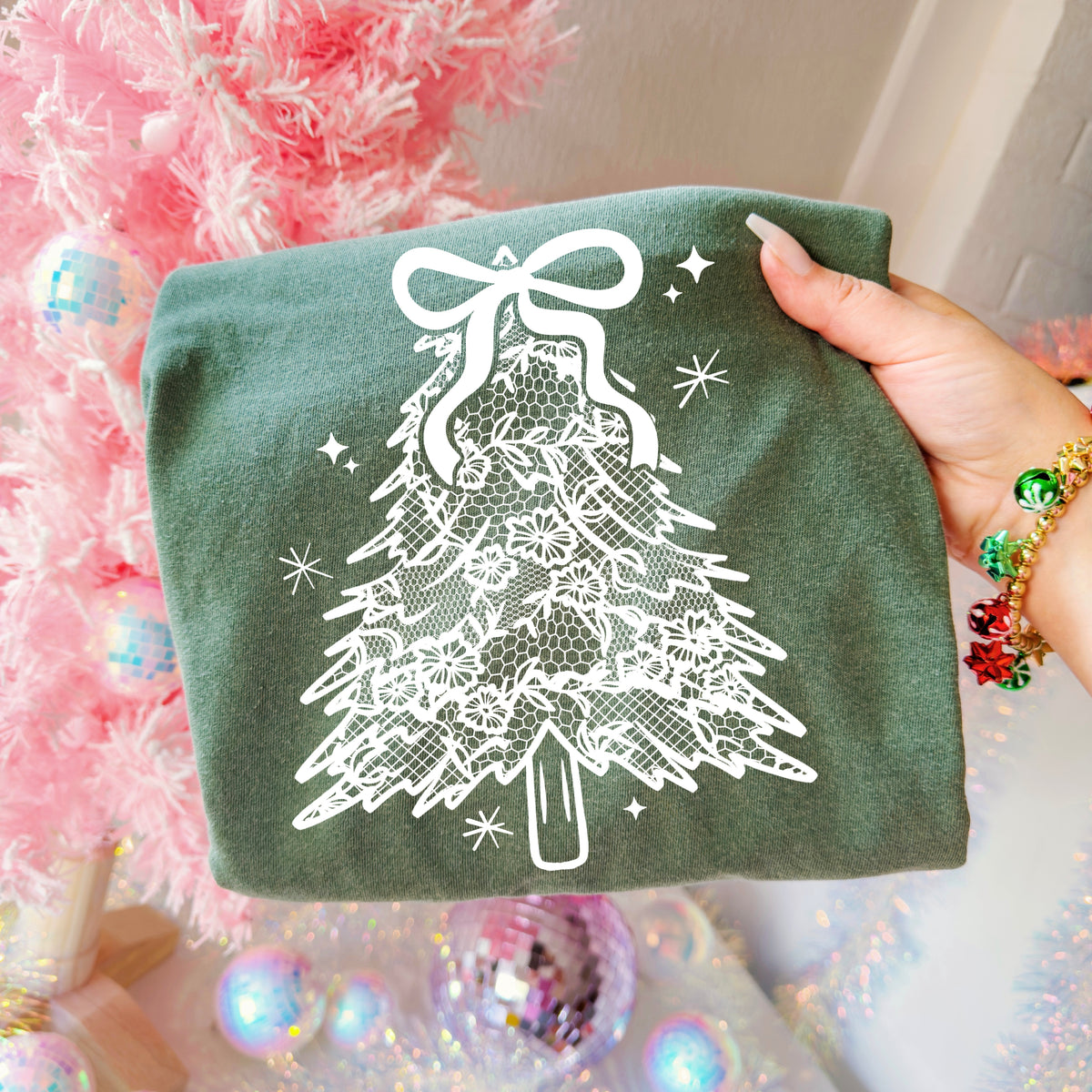 Lace Tree Single Color PNG