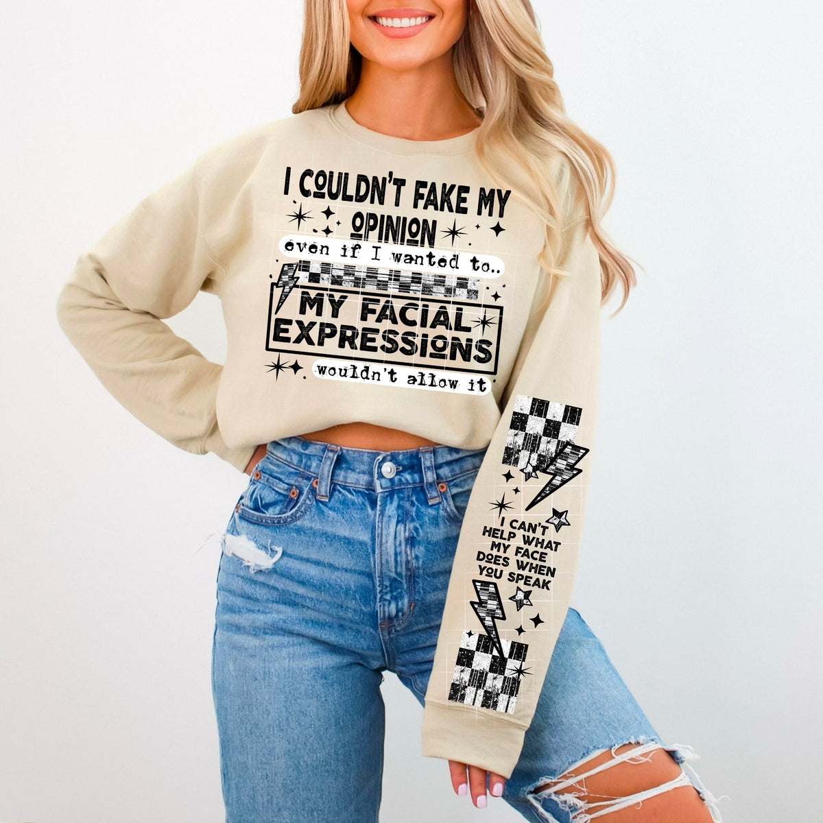 Facial expressions w/ sleeve PNG