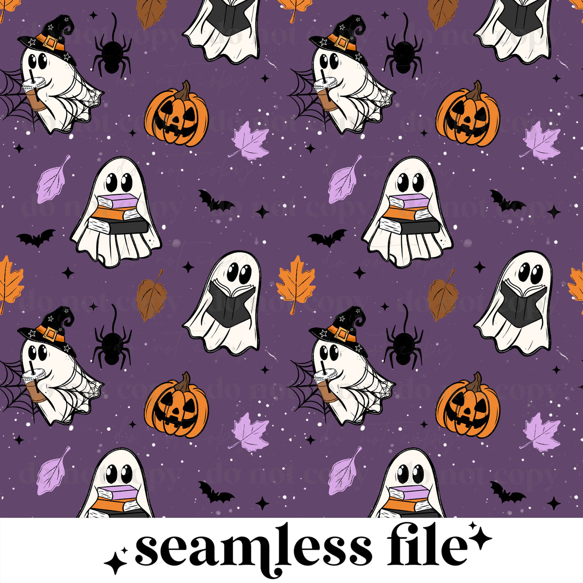 Halloween Ghosties Seamless