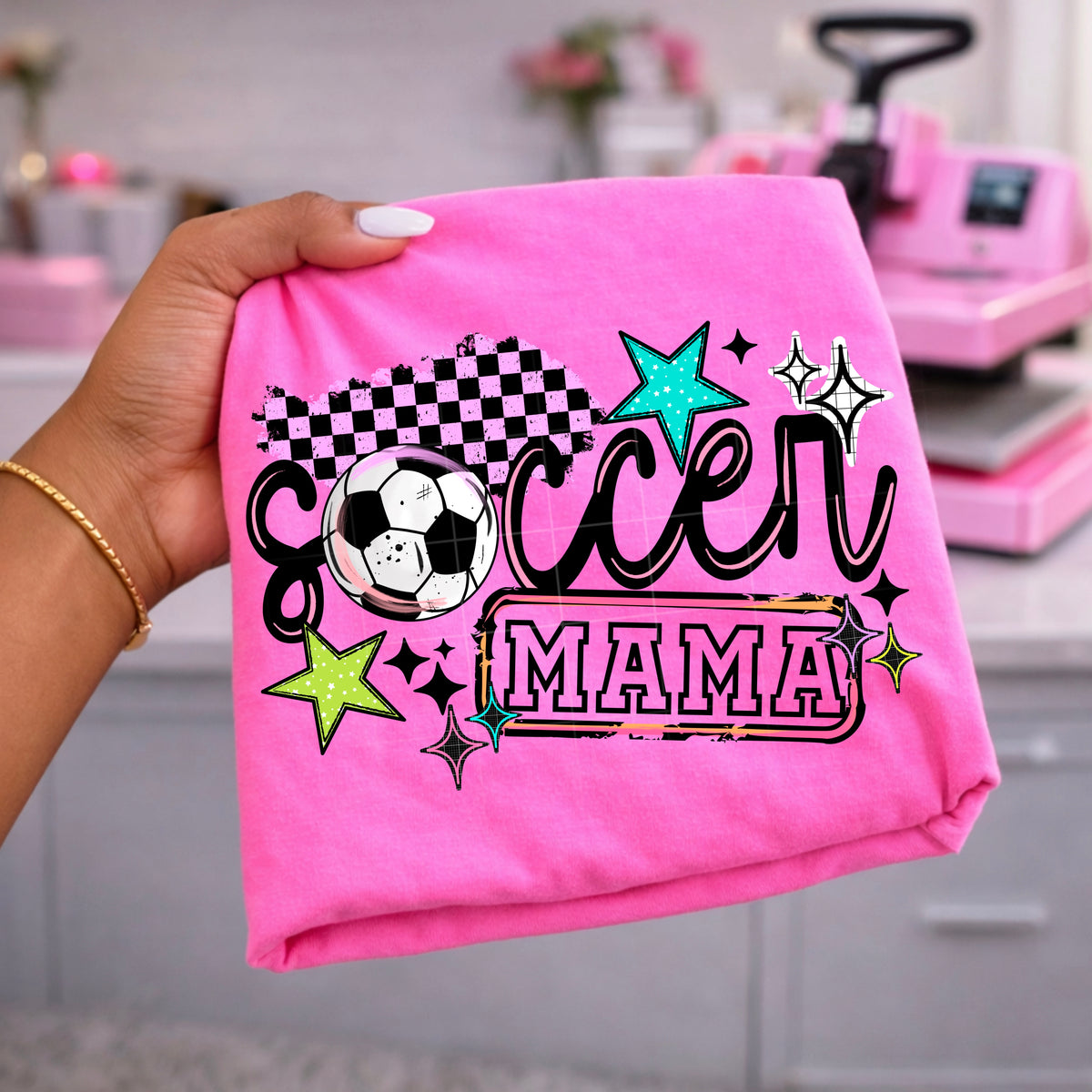 Soccer Mama colorful PNG