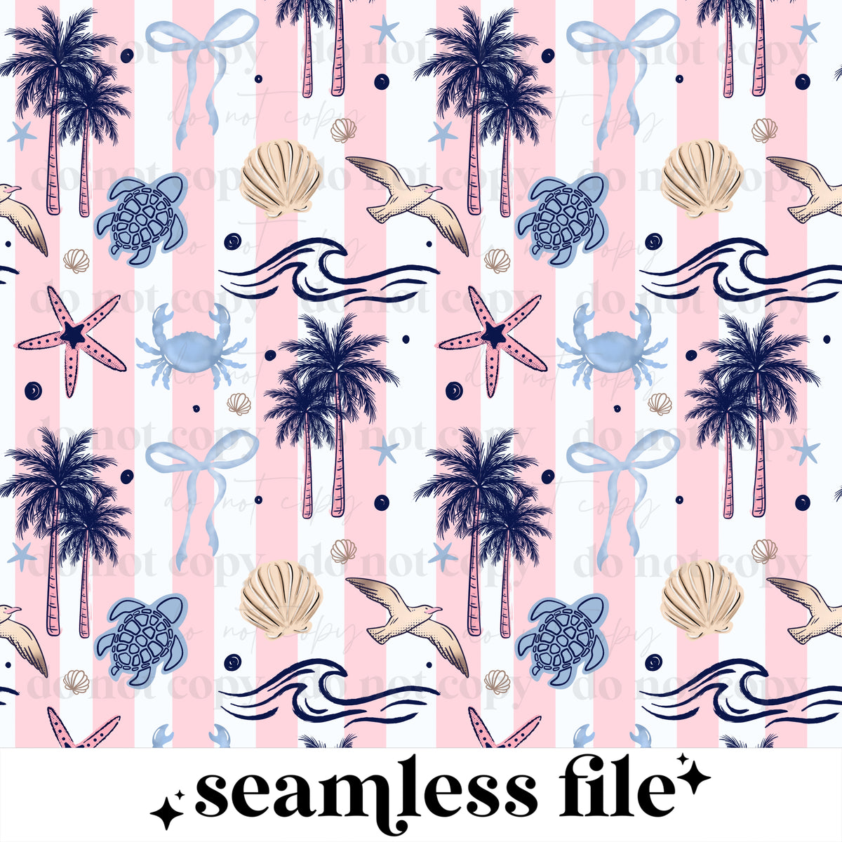 Coastal Vibes Seamless