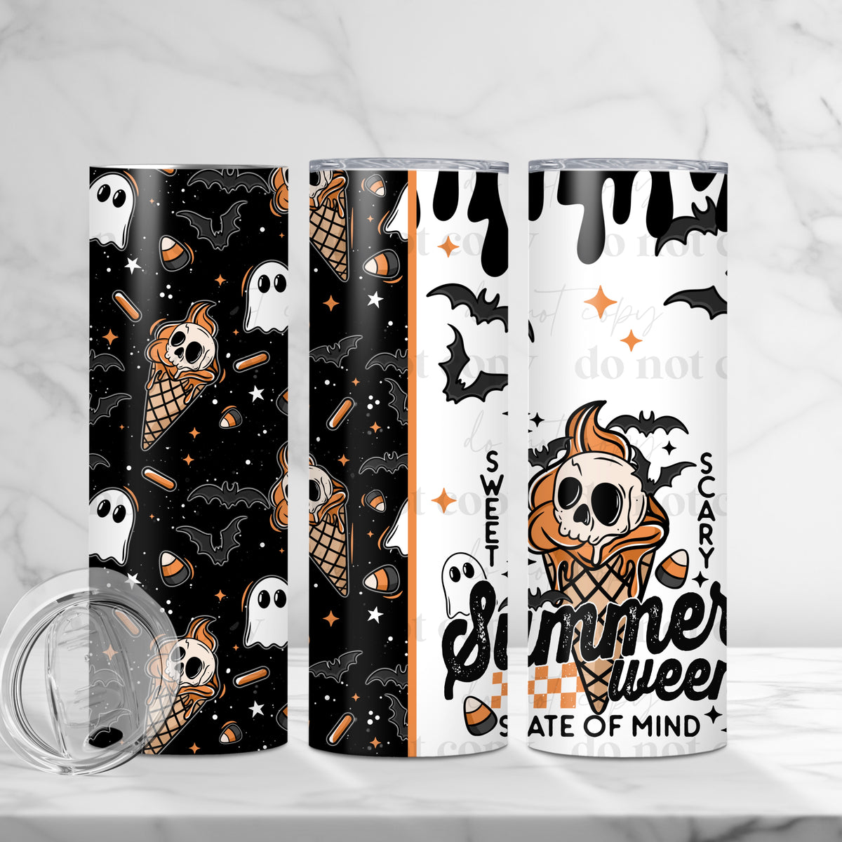 Summerween Tumbler Wrap