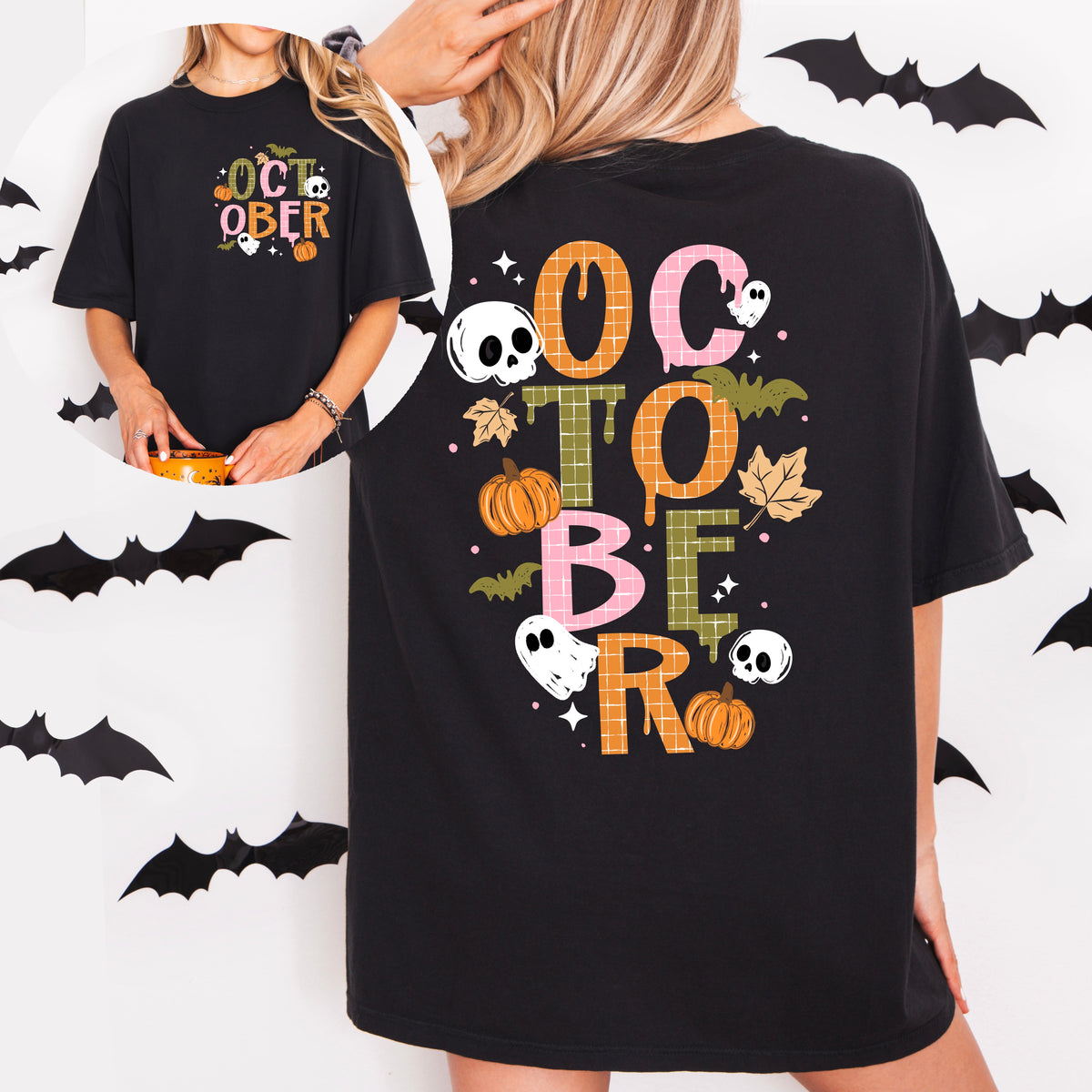 October (pocket + back design) PNG
