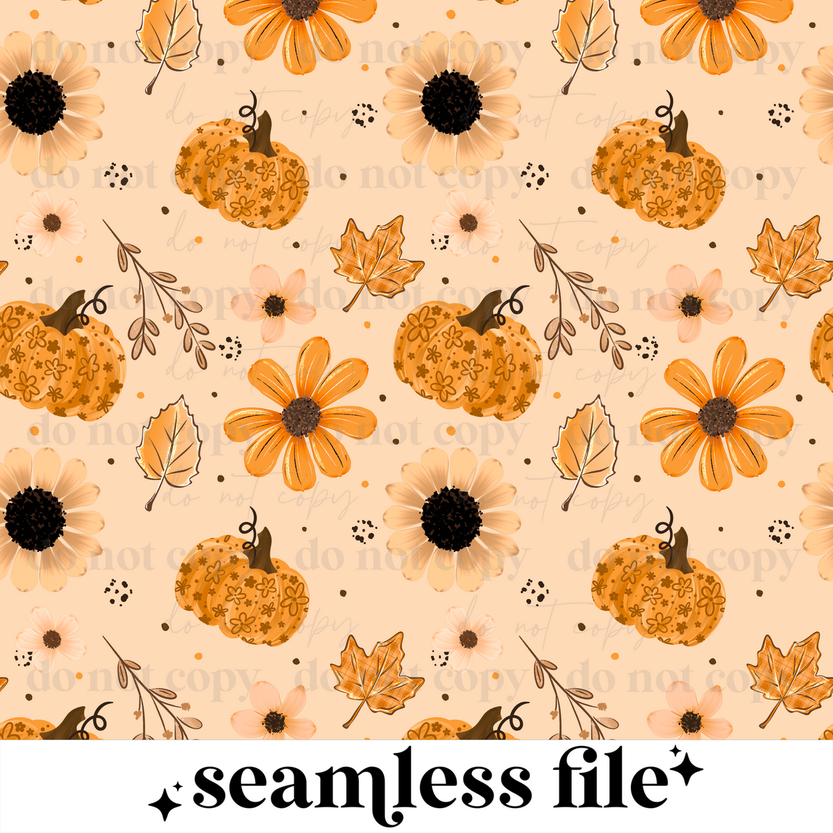 Fall Florals Seamless