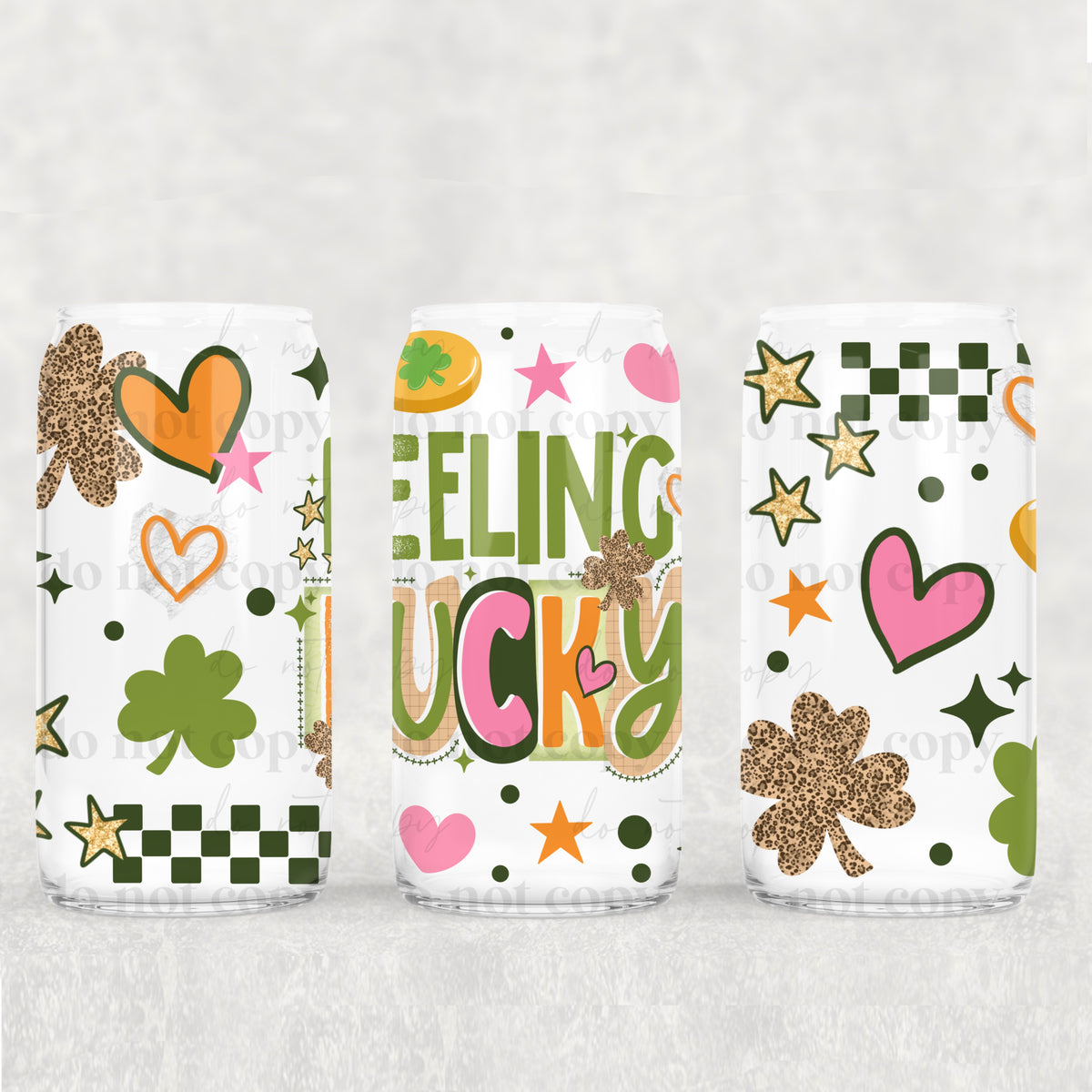 Feeling Lucky 16oz Glass Wrap