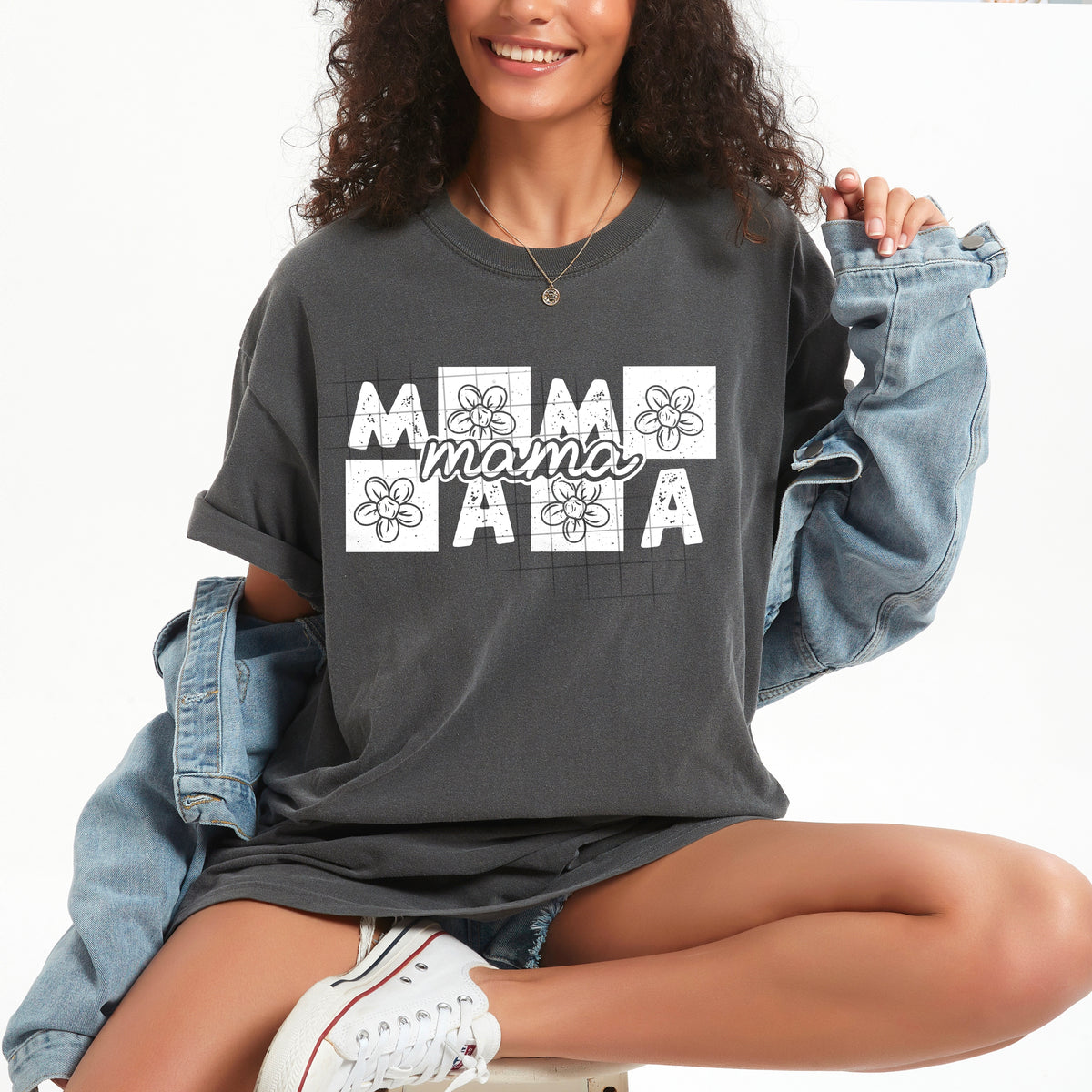 Mama Checker Single Color PNG