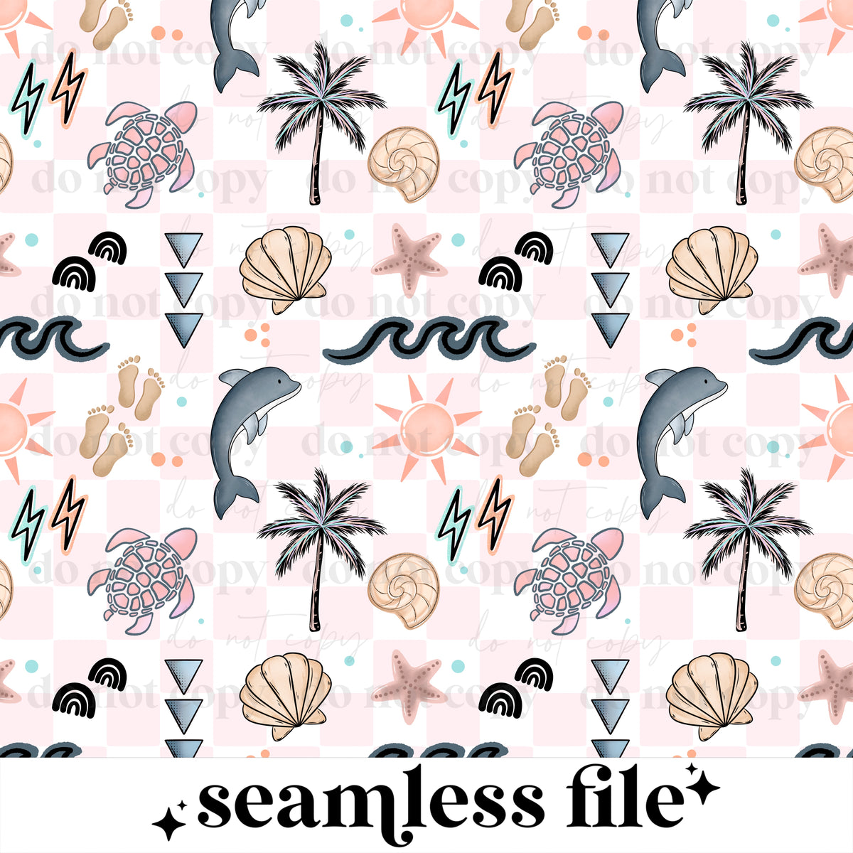 Beach Vibes Seamless