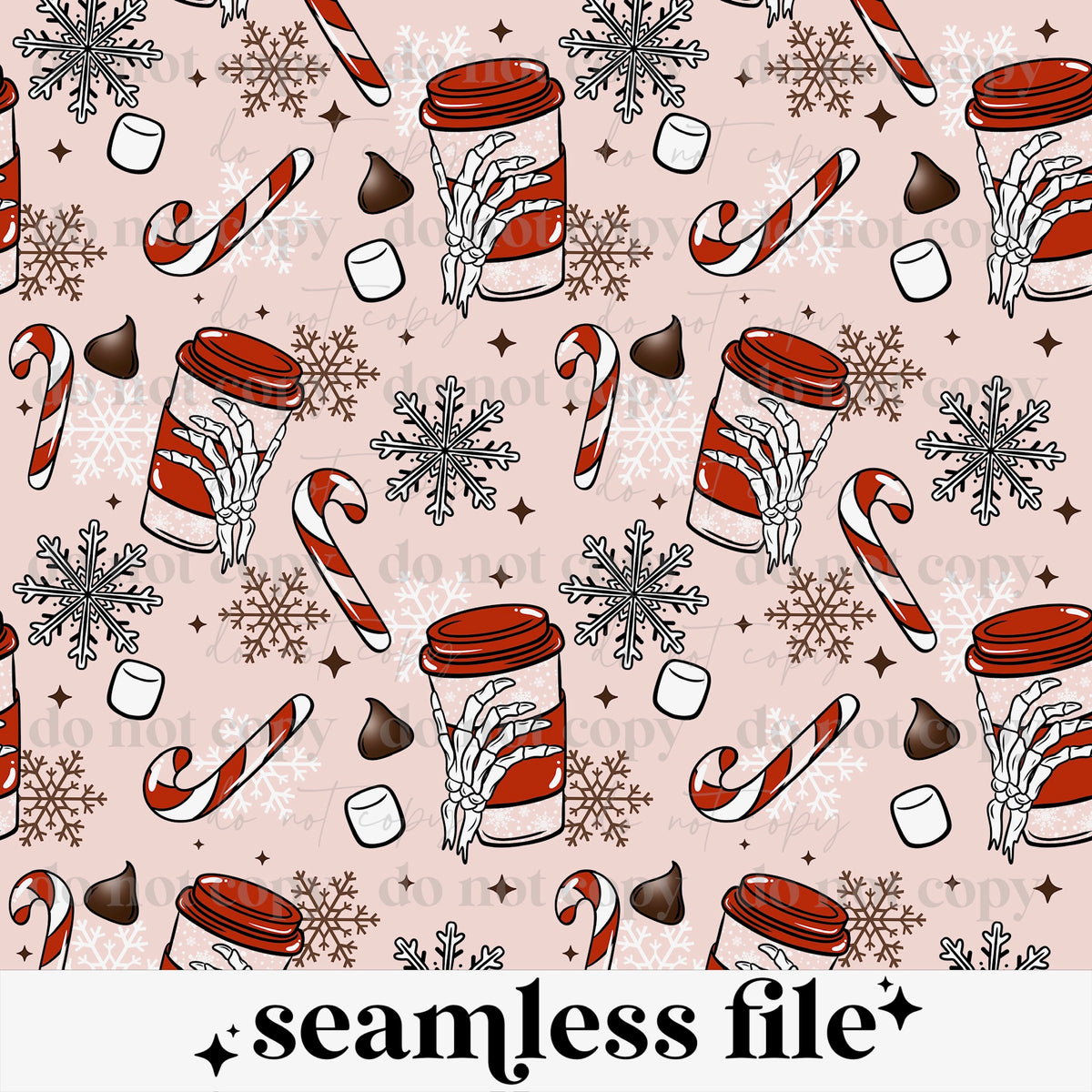 Peppermint Mocha Seamless