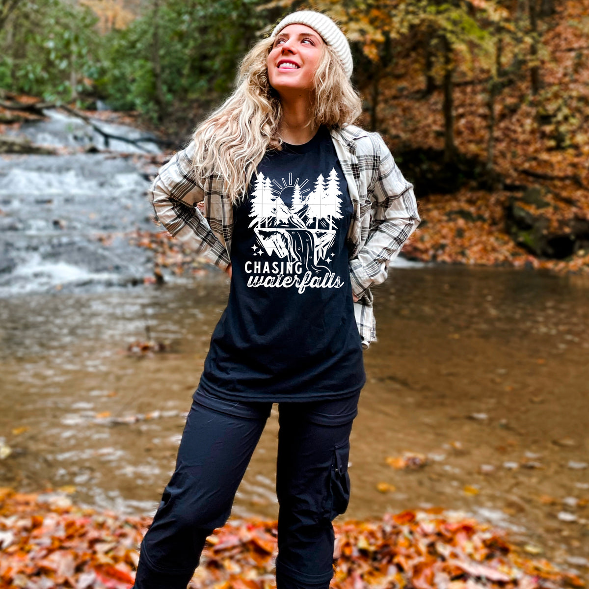 Chasing Waterfalls single color PNG