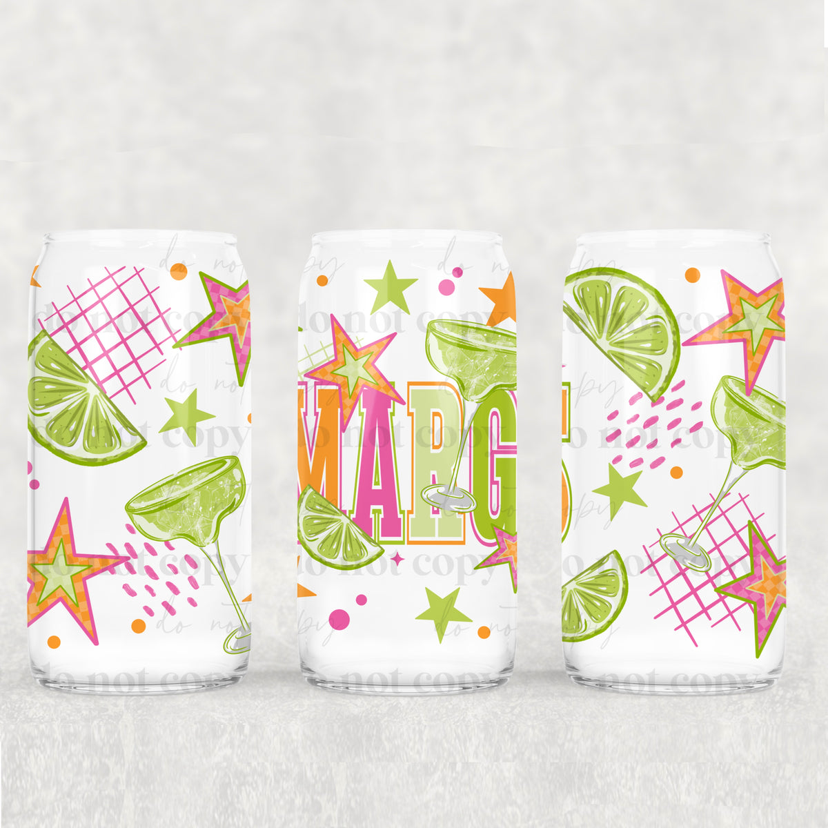 Margs 16 Oz Glass Wrap