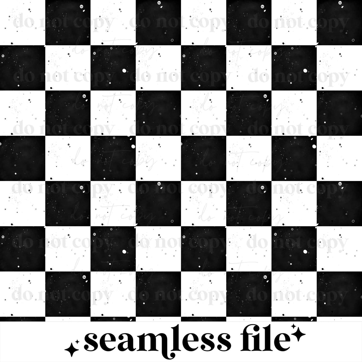 Watercolor Checker Seamless