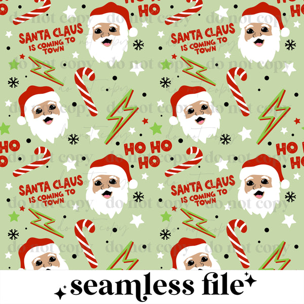 Santa Claus boy Seamless (2 skin tones)