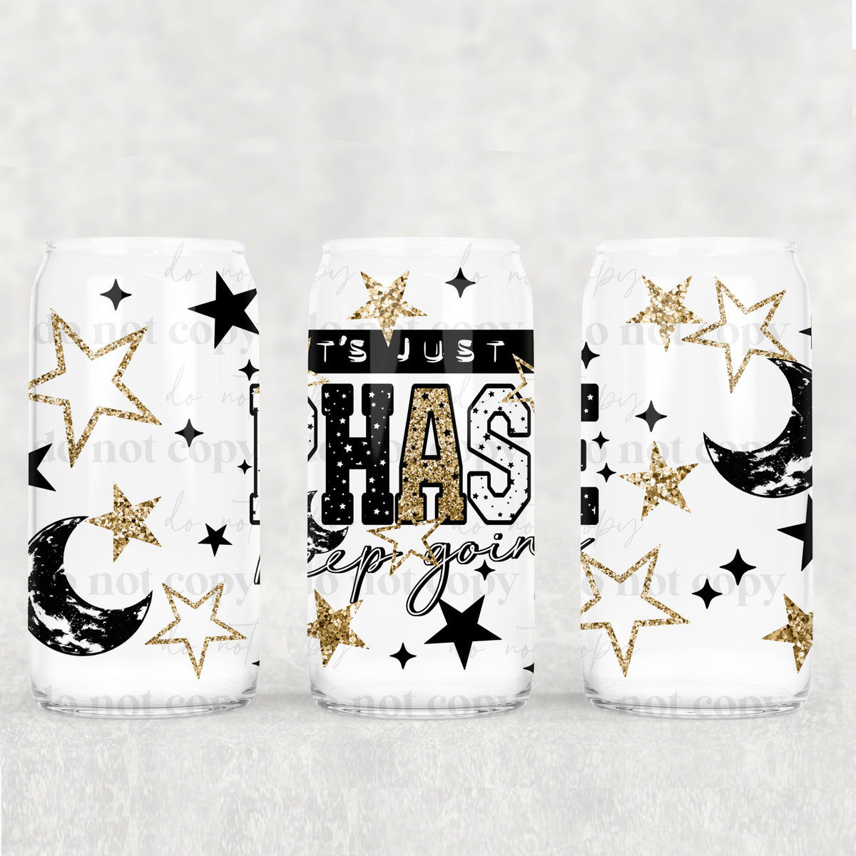 Just a Phase 16oz Glass Wrap