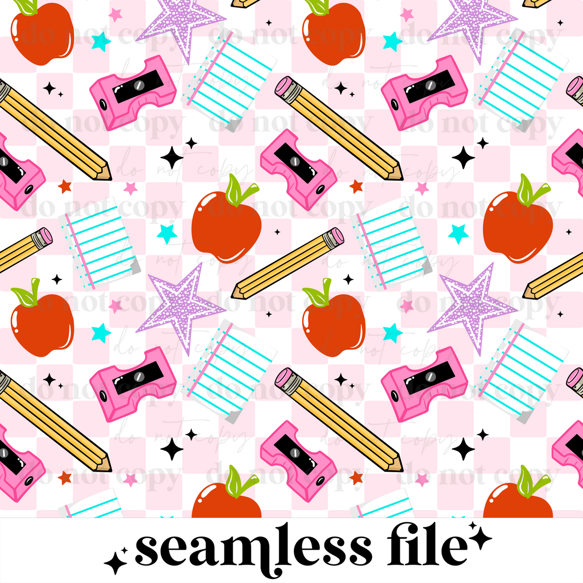 School Checker Seamless